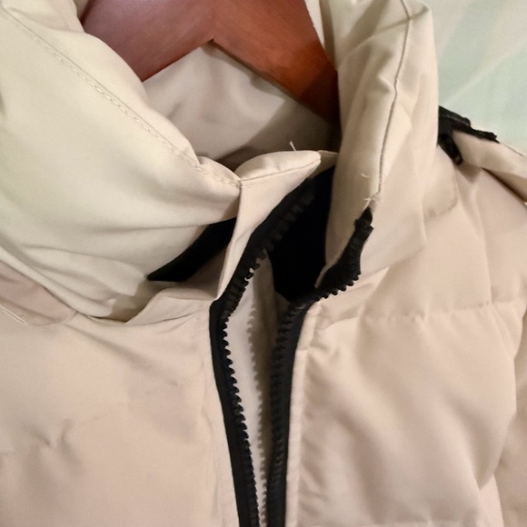 Canada Goose Off-White Long Down Jacket - Picture 12 of 15